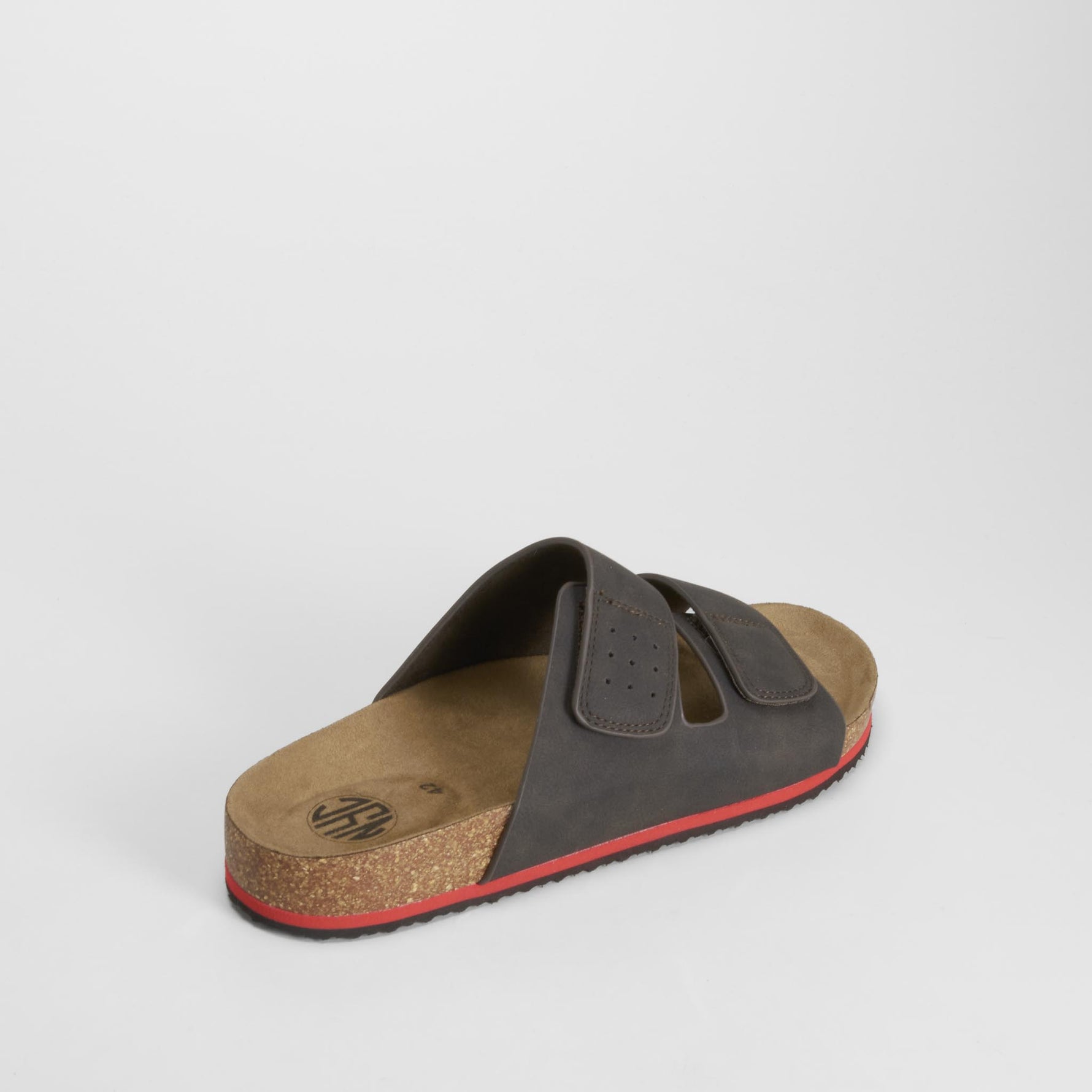Sandalia bio doble velcro marrón NYC