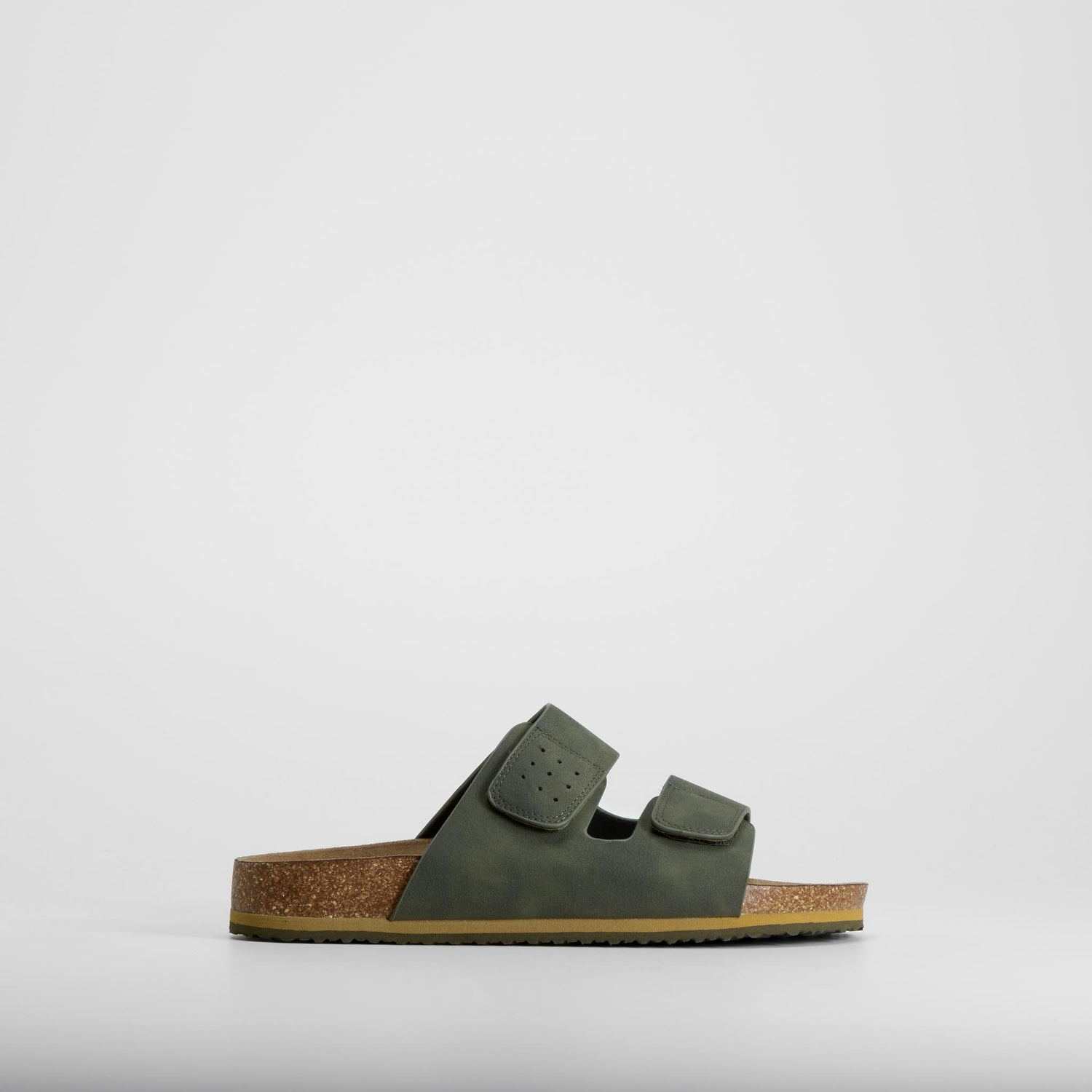 Sandalia bio velcro verde NYC