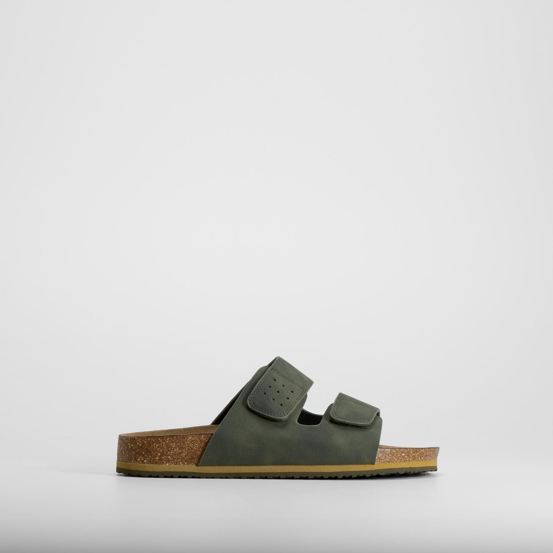 Sandalia bio velcro verde NYC
