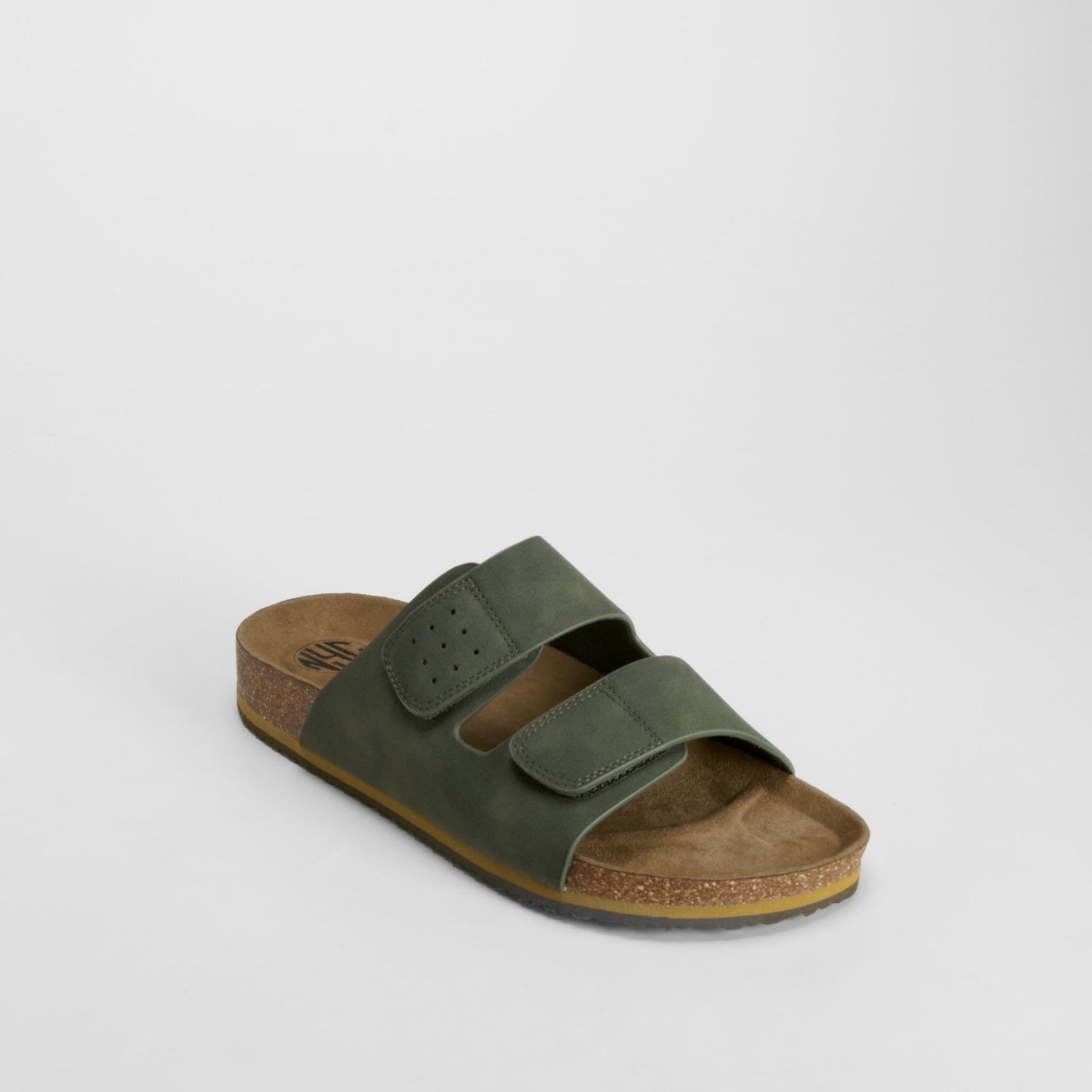 Sandalia bio velcro verde NYC