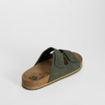 Sandalia bio velcro verde NYC