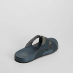 Sandalia de pala tiras cruzadas azul NYC