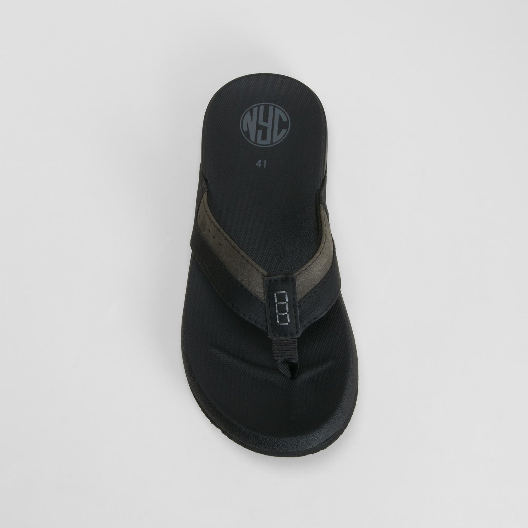 Chancla dedo supersoft negra NYC