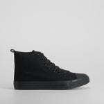 Deportiva alta negra con cordones NYC