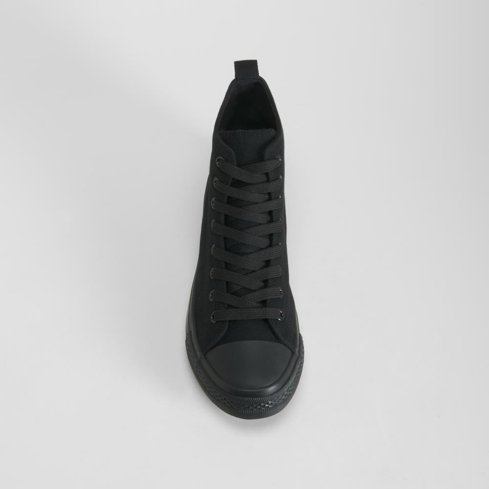 Deportiva alta negra con cordones NYC