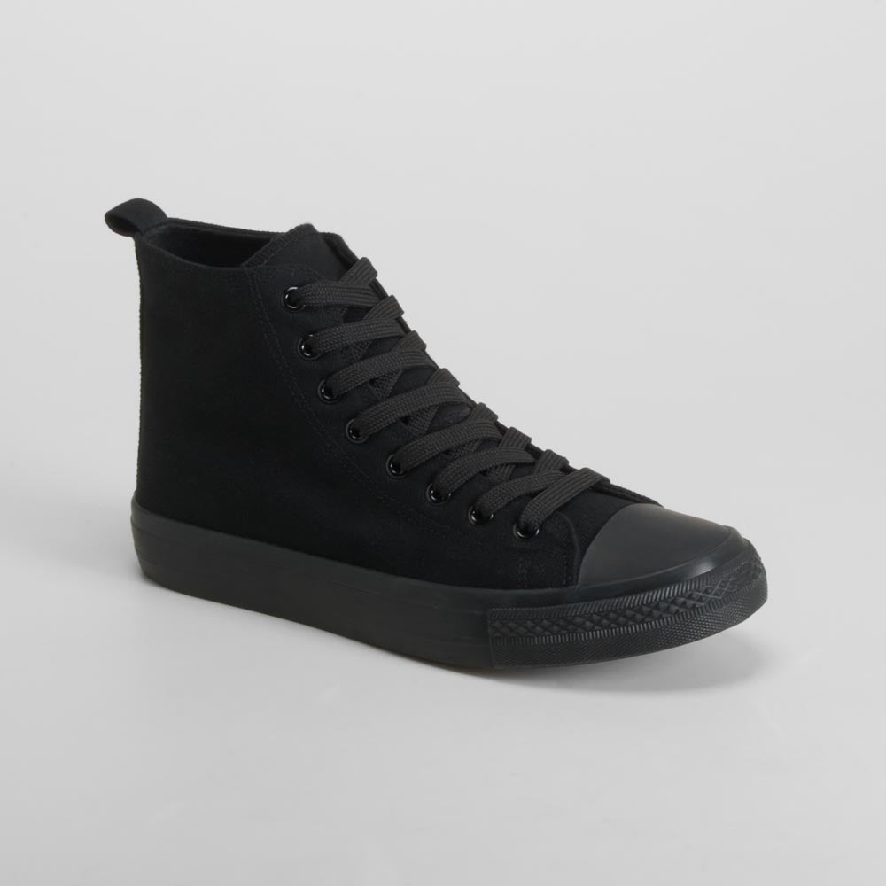 Deportiva alta negra con cordones NYC