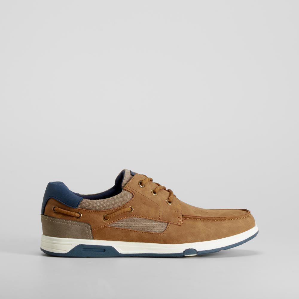 Zapato náutico cordones marrón SENDA ROAD