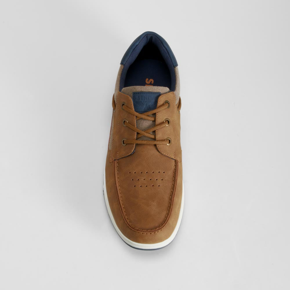Zapato náutico cordones marrón SENDA ROAD