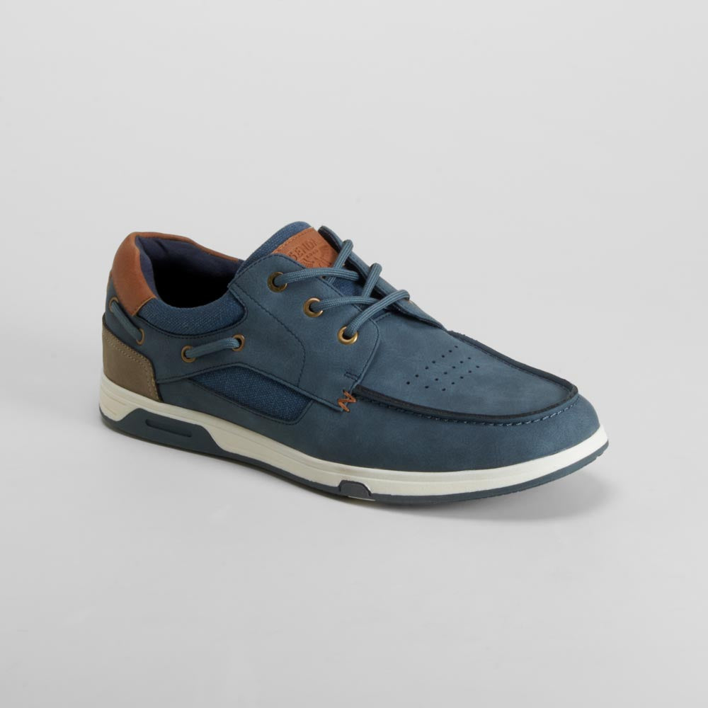 Zapato náutico cordones azul SENDA ROAD