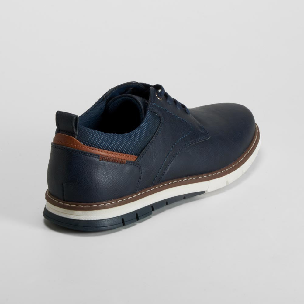 Zapato blucher cordones azul SENDA ROAD