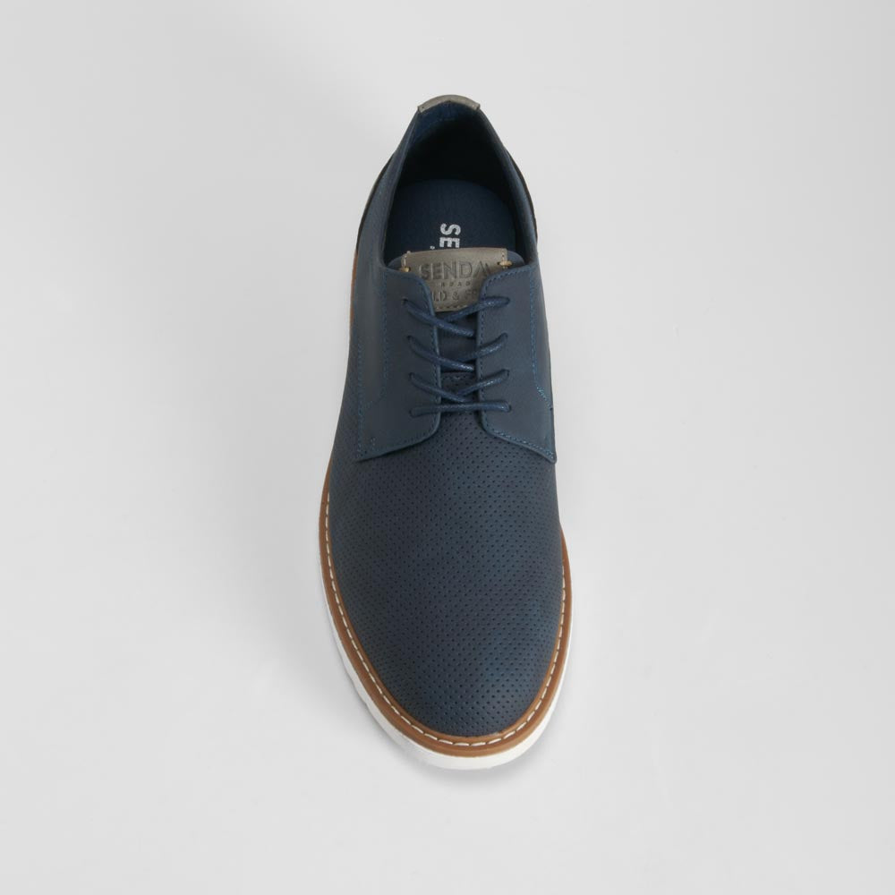 Zapato blucher vestir azul SENDA ROAD