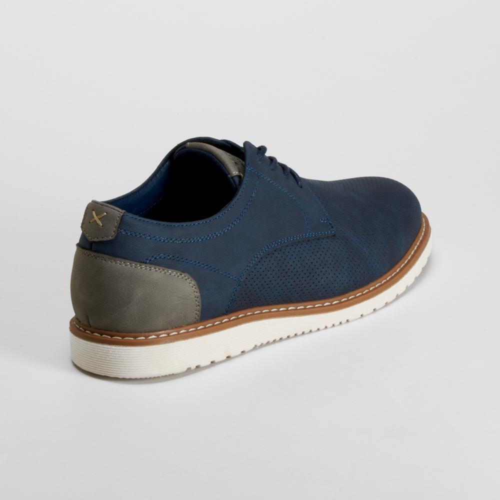 Zapato blucher vestir azul SENDA ROAD