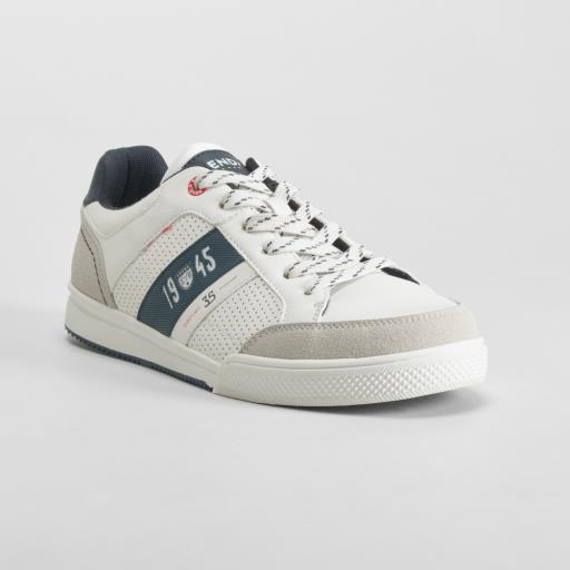 Deportiva casual con cordón blanca SENDA ROAD