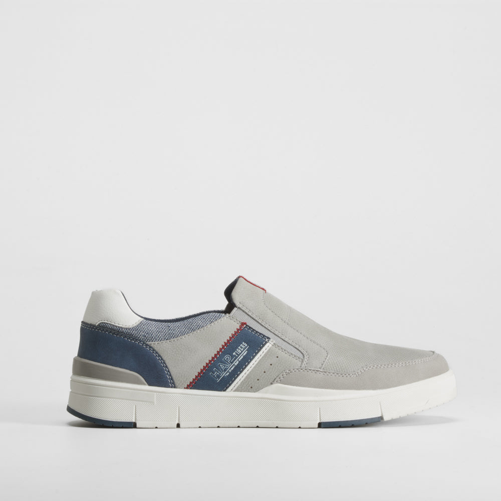 Deportiva casual slip on gris SENDA ROAD
