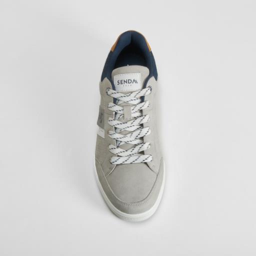 Deportiva casual con cordón gris SENDA ROAD