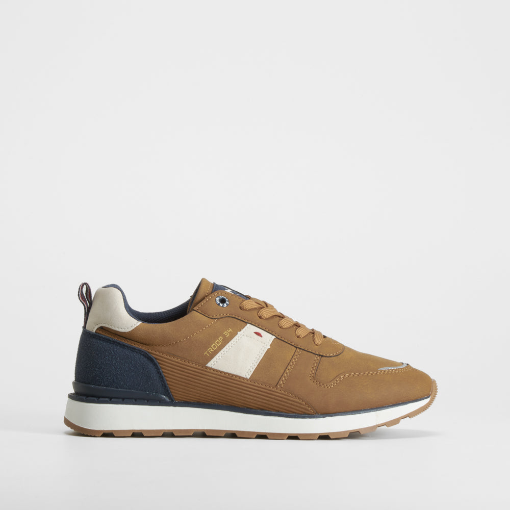 Deportiva casual cordón marrón SENDA ROAD