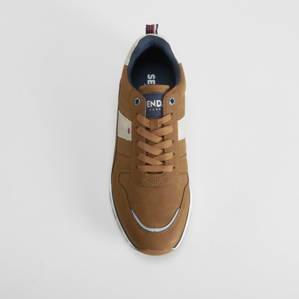 Deportiva casual cordón marrón SENDA ROAD