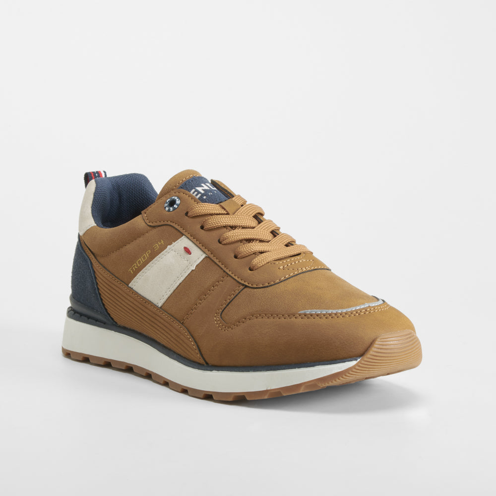 Deportiva casual cordón marrón SENDA ROAD