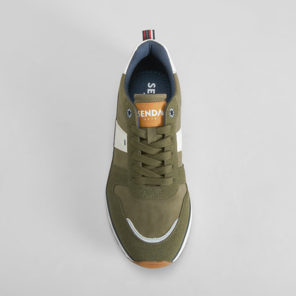 Deportiva verde y marrón clásica urbana SENDA ROAD