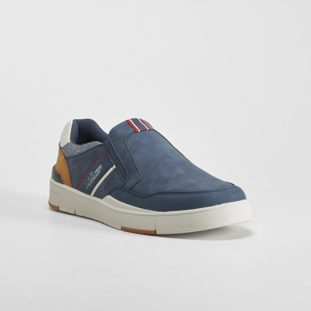 Deportiva casual slip on azul marino SENDA ROAD