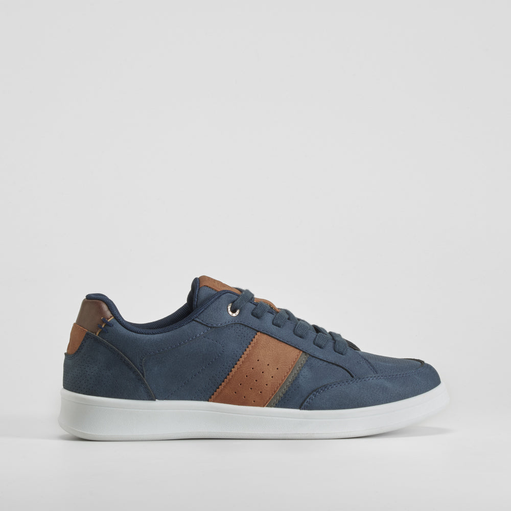 Deportiva casual azul marino y marrón SENDA ROAD