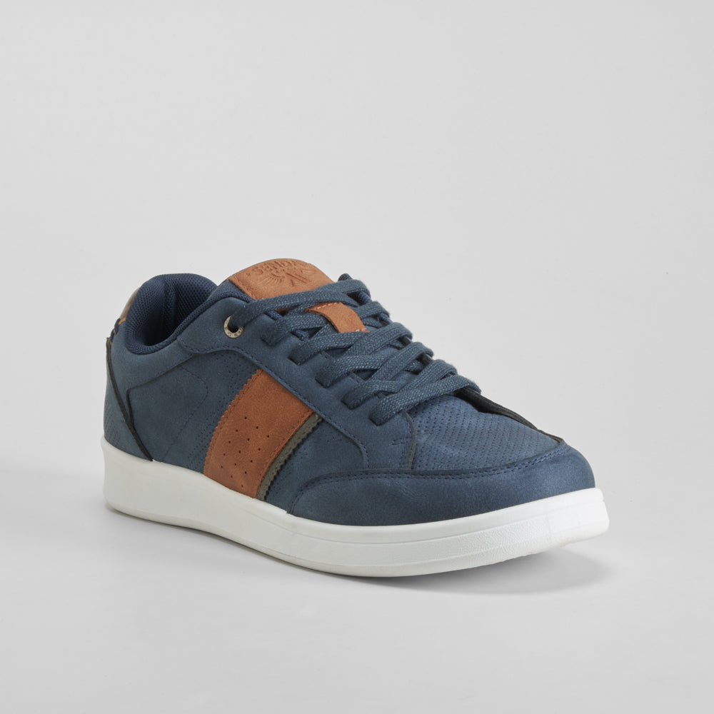 Deportiva casual azul marino y marrón SENDA ROAD