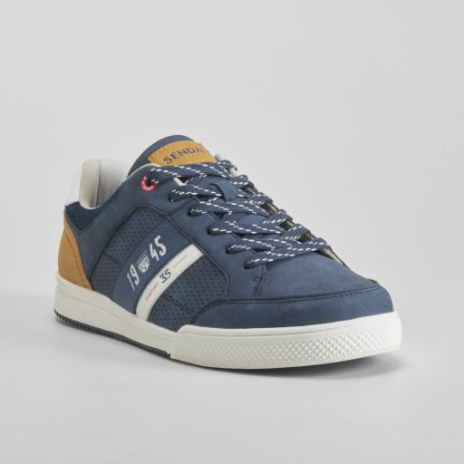 Deportiva casual cordón azul marino SENDA ROAD