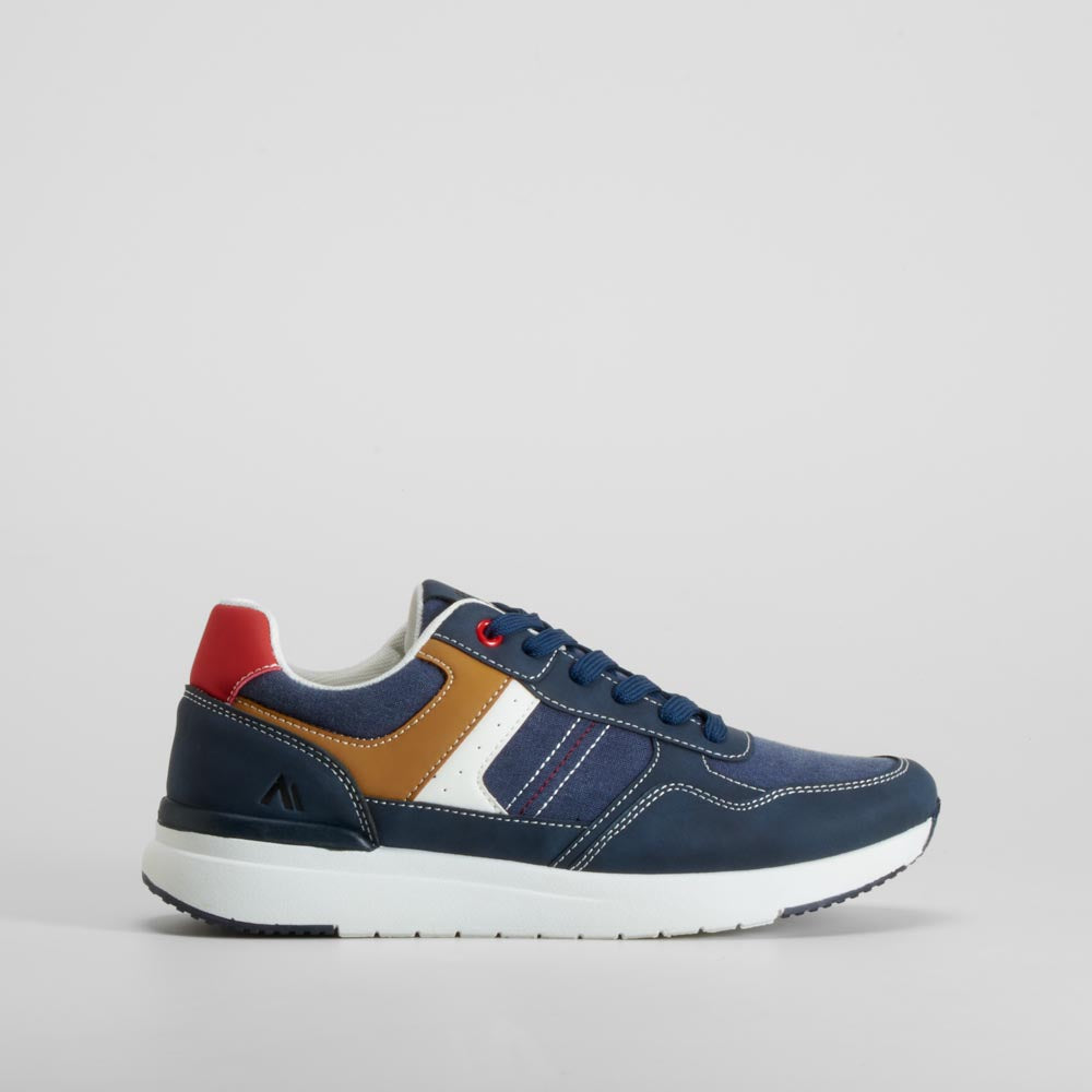 Zapatilla casual retro azul SENDA ROAD