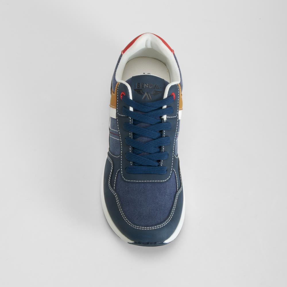 Zapatilla casual retro azul SENDA ROAD