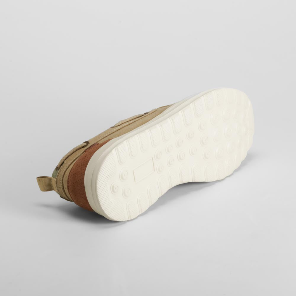 Zapatilla lona slip on beige casual SENDA ROAD