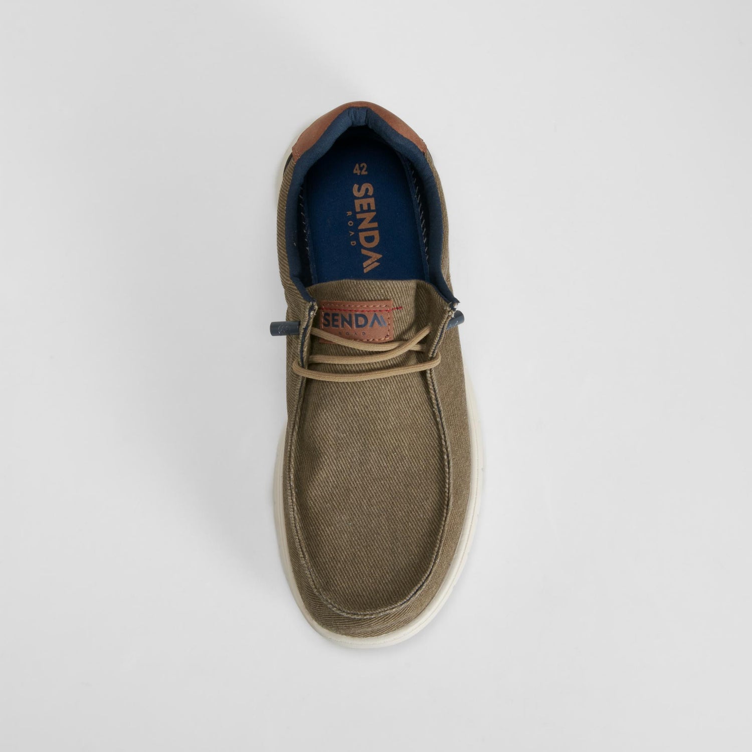 Zapatilla lona casual beige SENDA ROAD