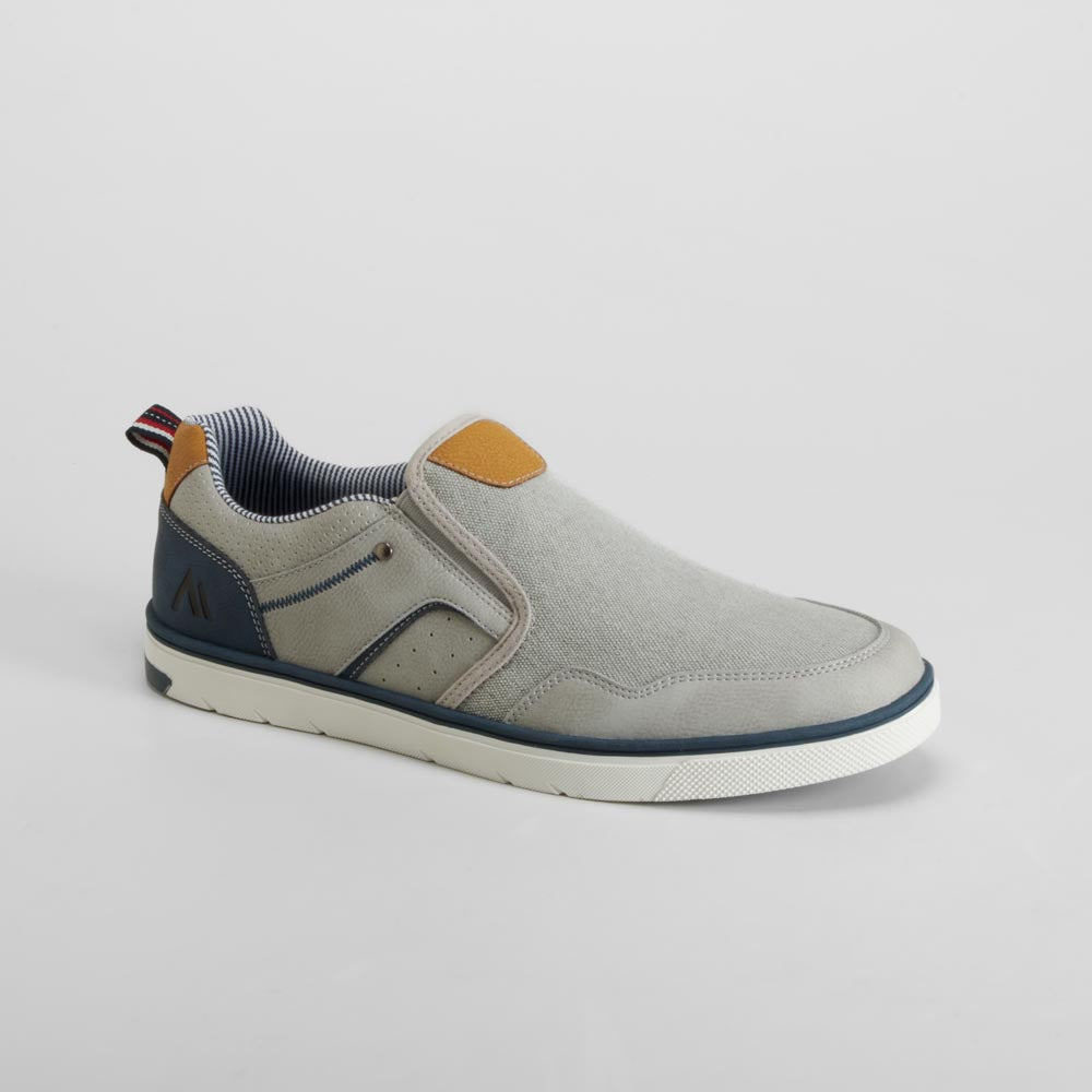 Deportiva lona slip on gris SENDA ROAD