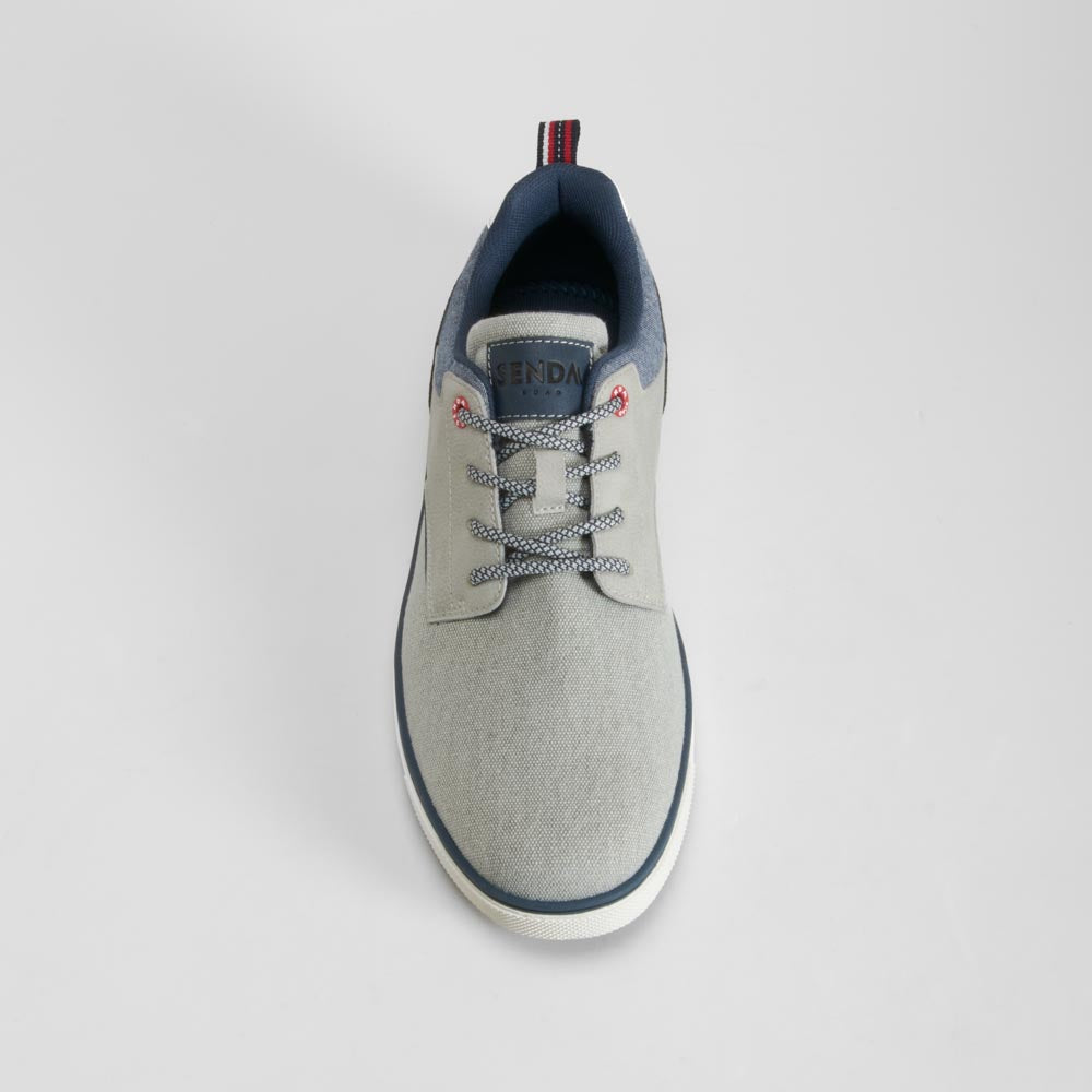 Deportiva lona blucher gris SENDA ROAD