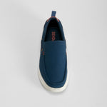 Zapatilla lona slip on azul casual SENDA ROAD