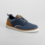 Deportiva lona blucher azul marino SENDA ROAD