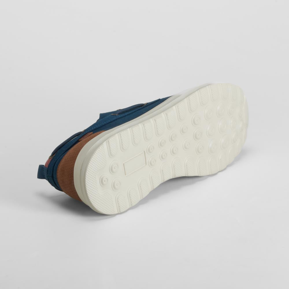 Zapatilla lona náutico azul marino SENDA ROAD