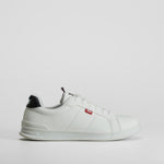 Zapatilla blanca suela baja cordones XTI