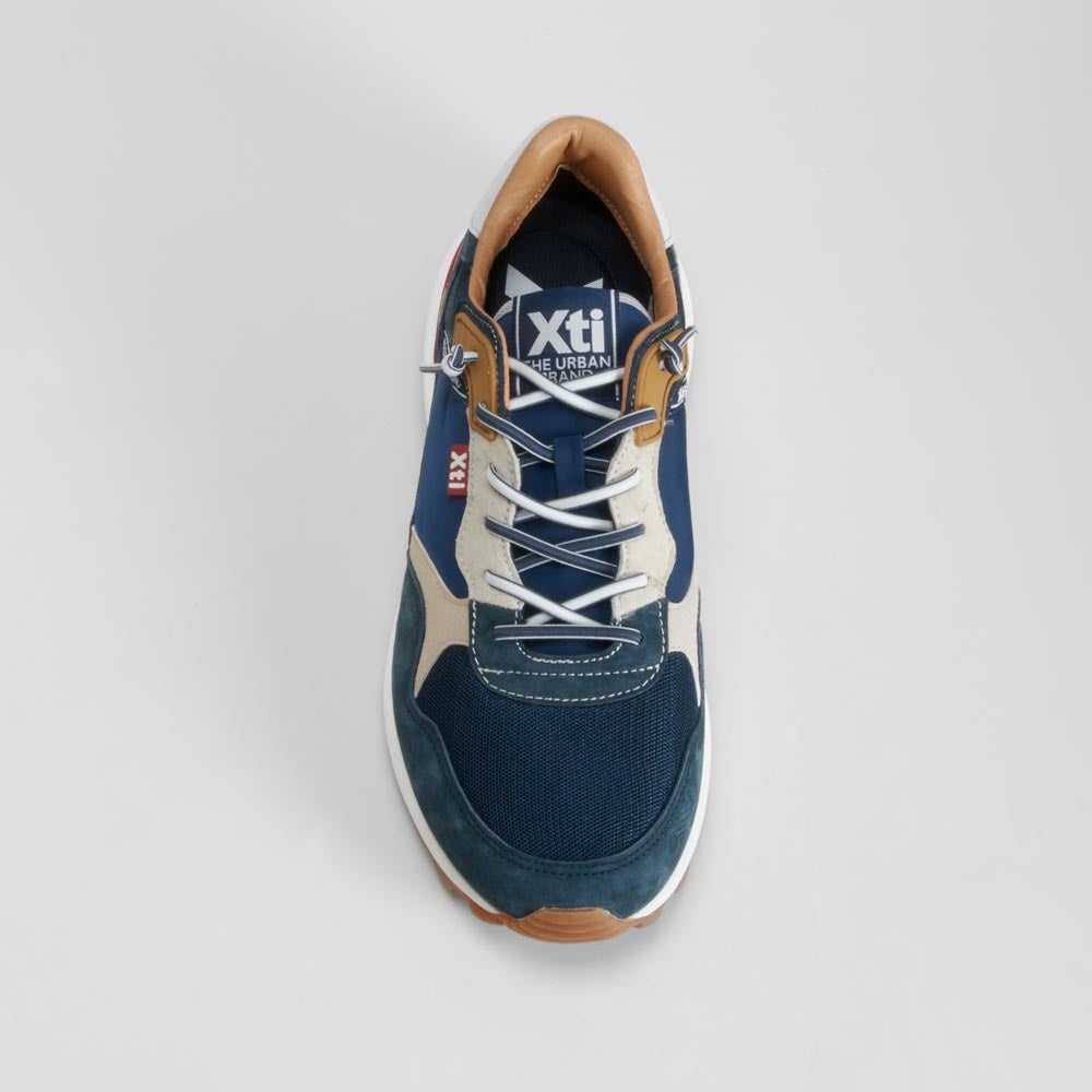 Zapatilla jogger azul XTI