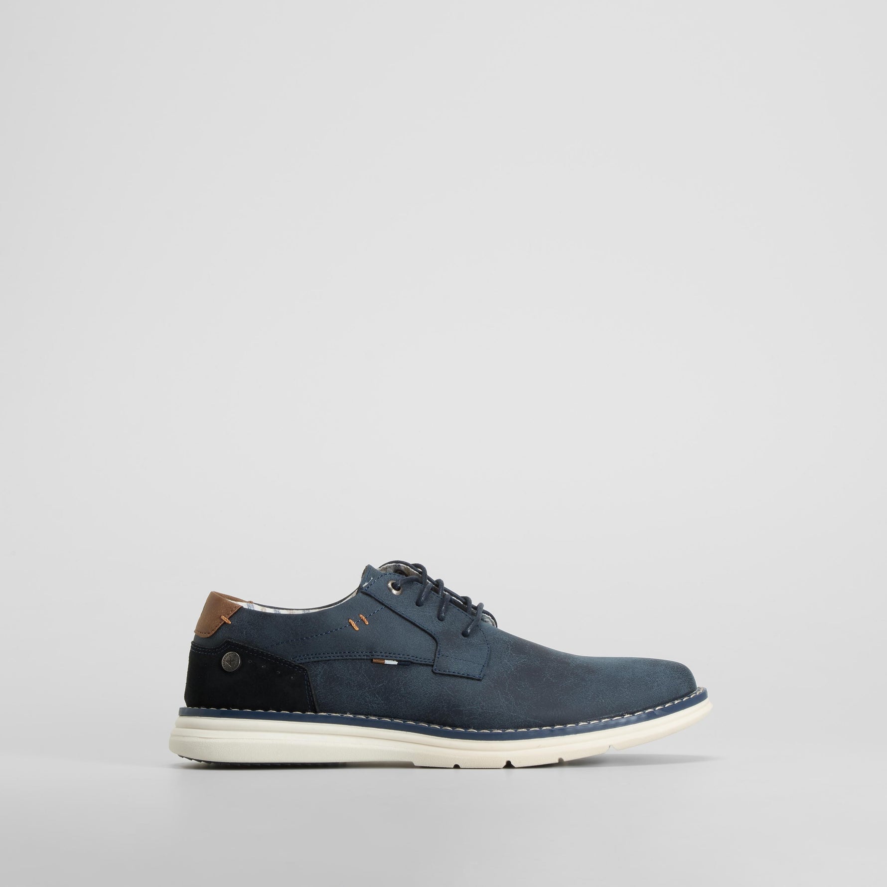Zapato blucher sport casual azul XTI