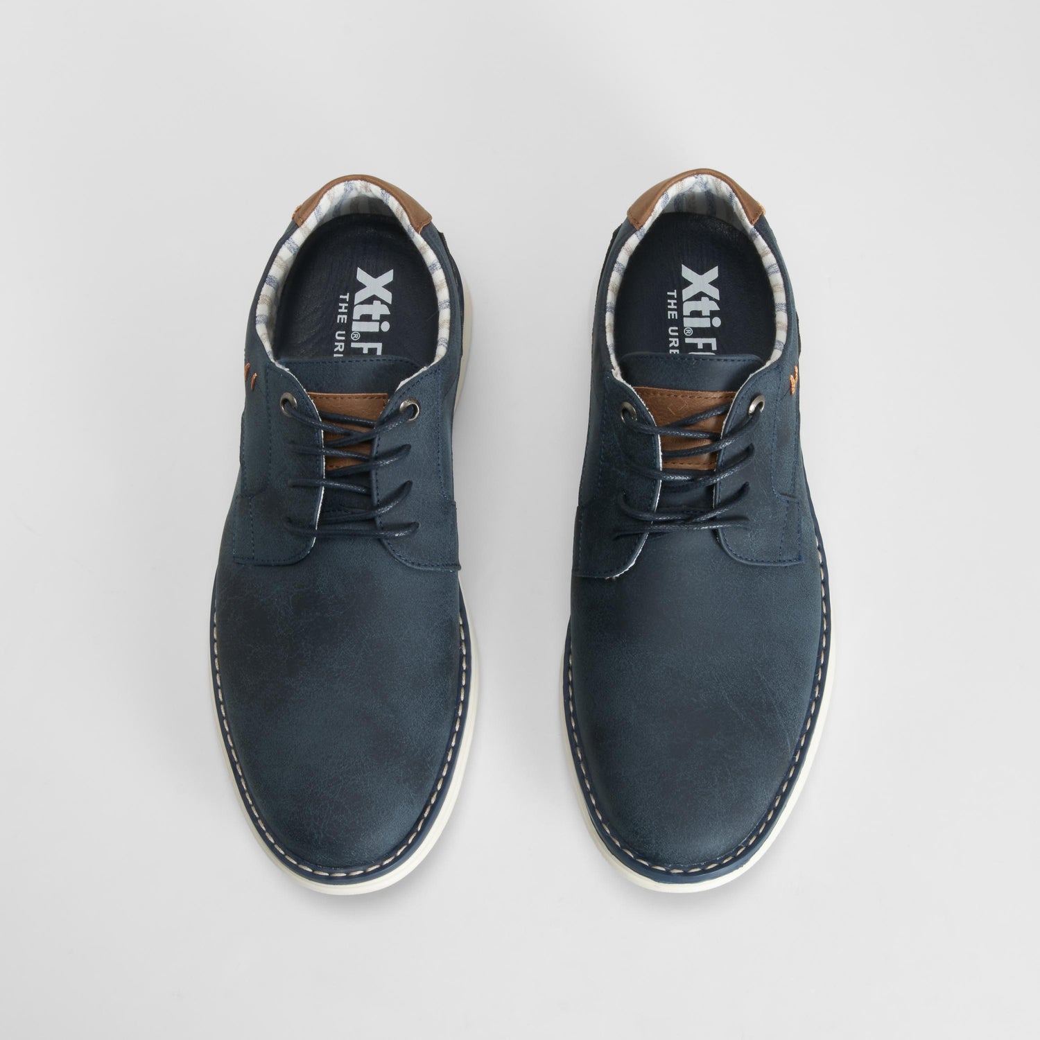 Zapato blucher sport casual azul XTI