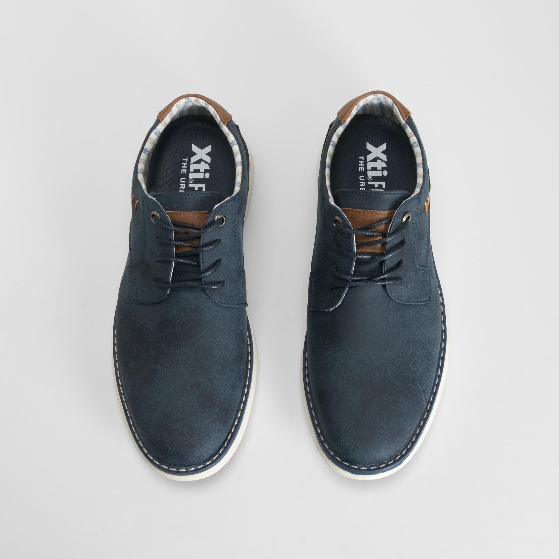 Zapato blucher sport casual azul XTI