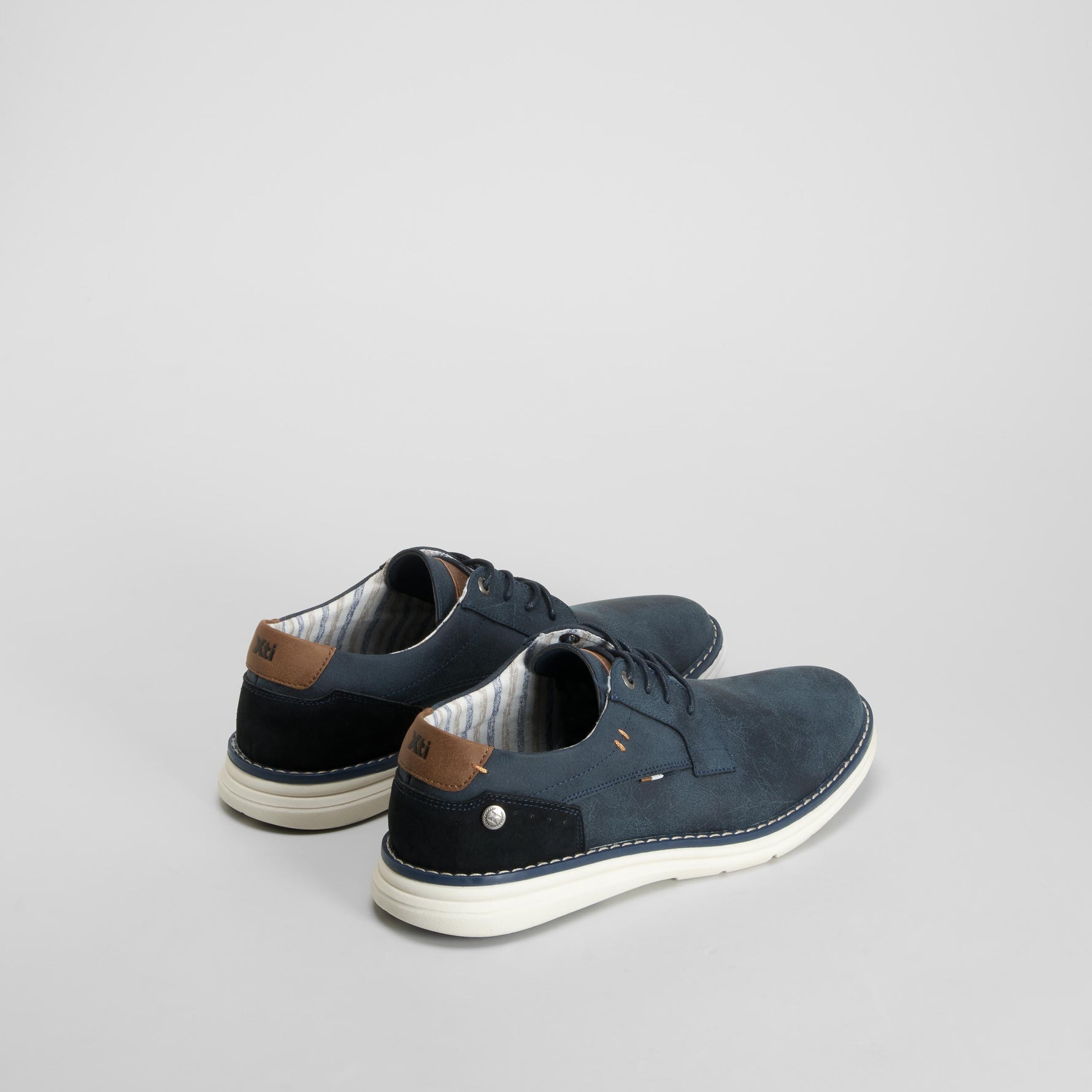 Zapato blucher sport casual azul XTI