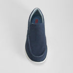 Mocasín slip on azul marino XTI