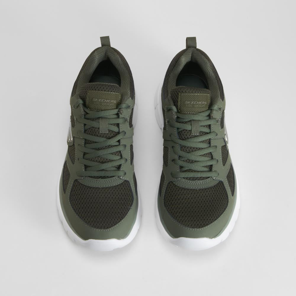 Zapatilla burns verde SKECHERS