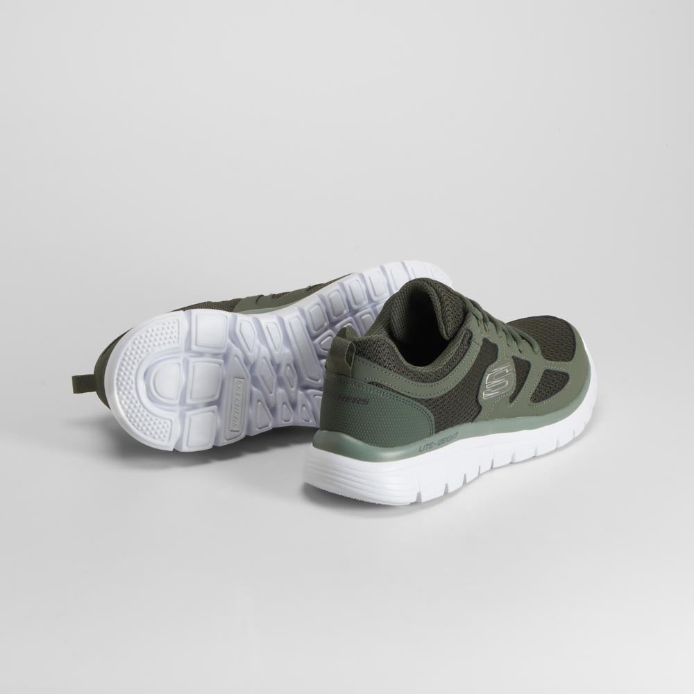 Zapatilla burns verde SKECHERS