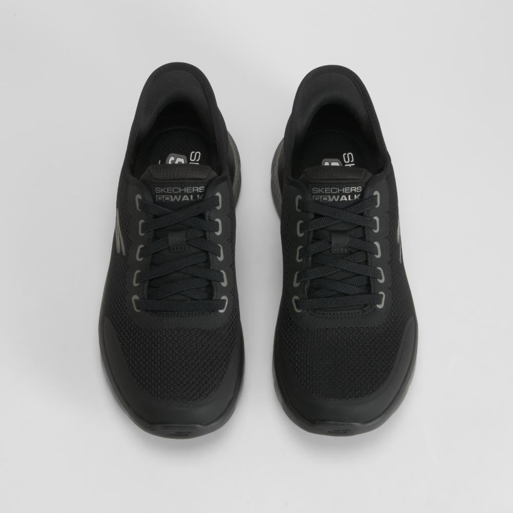 Zapatilla slip ins Go Walk negra SKECHERS