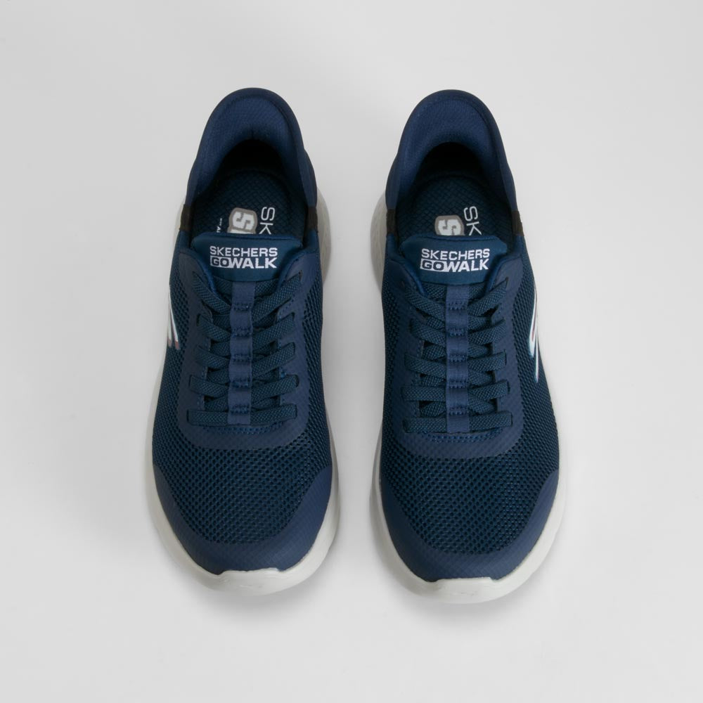 Zapatilla slip ins Go Walk azul SKECHERS