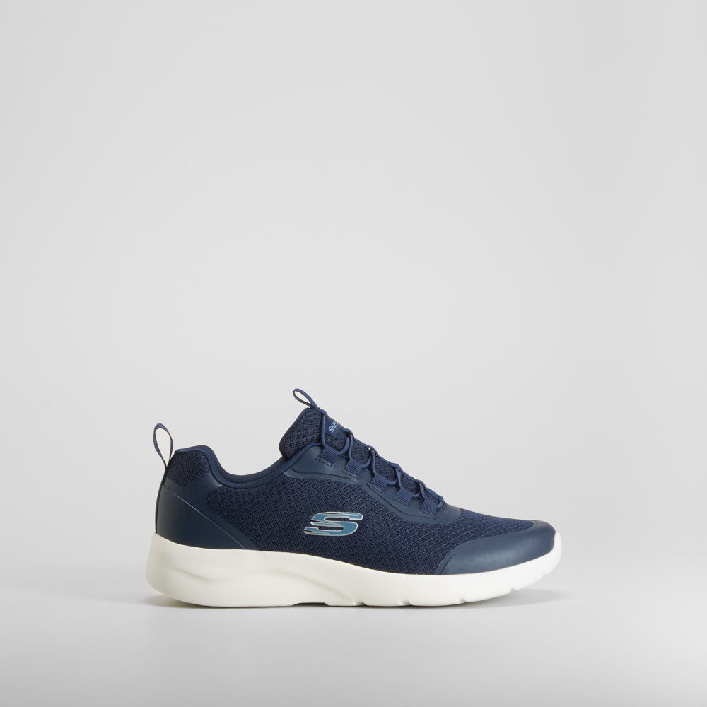 Zapatilla deportiva azul suela blanca SKECHERS
