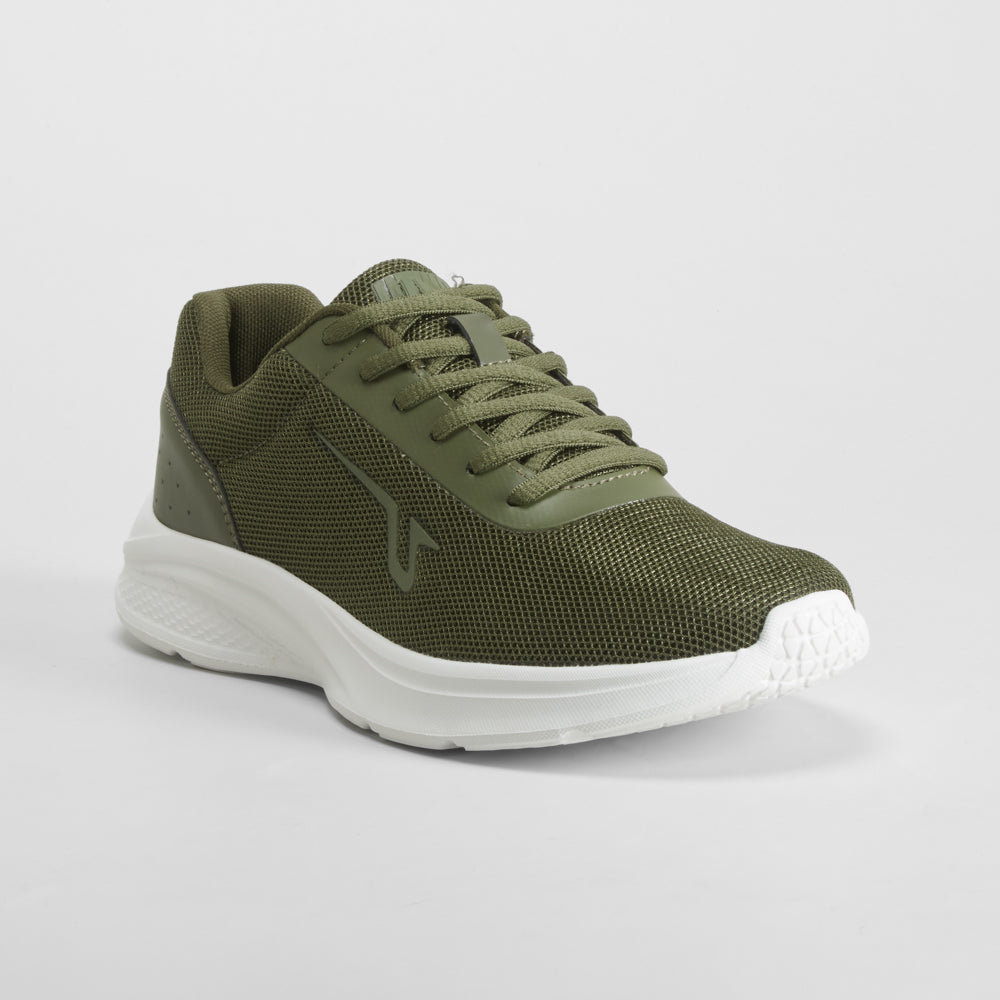 Zapatilla verde suela blanca cordones UTWO
