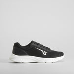Zapatilla deportiva negra suela blanca UTWO